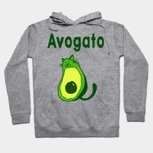 Avogato Kitty Cat  - puns are life Hoodie